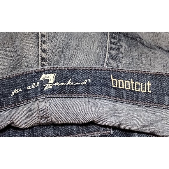 7 For all Mankind Women's Bootcut Jeans Blue Size 36 - Picture 3 of 6